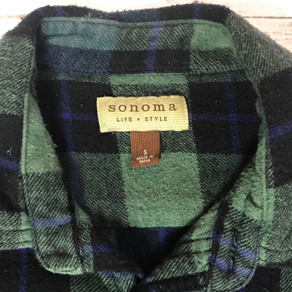 Men’s Sonoma Flannel Size Small - Picture 2 of 4